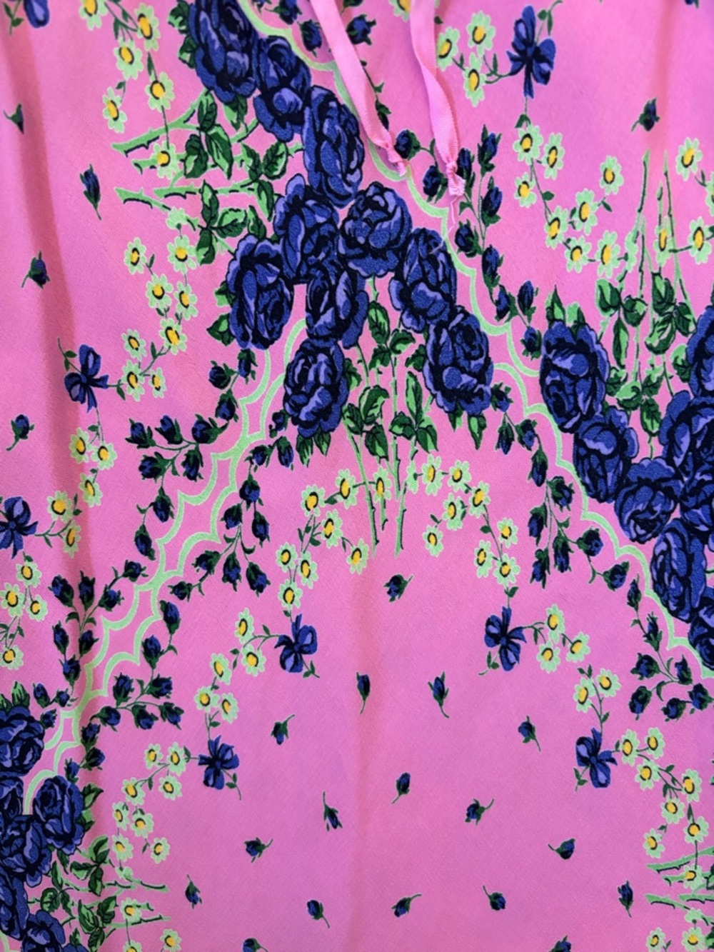 Betsey Johnson Pink Floral Print Midi Dress - Picture 4 of 4